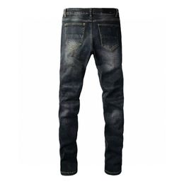 2026 pbosam Man Jeans Designer Jeans Skinny Jeans Ripped Biker Slim Straight Pants Designer Jeans Fashion Jean SIze 30-36